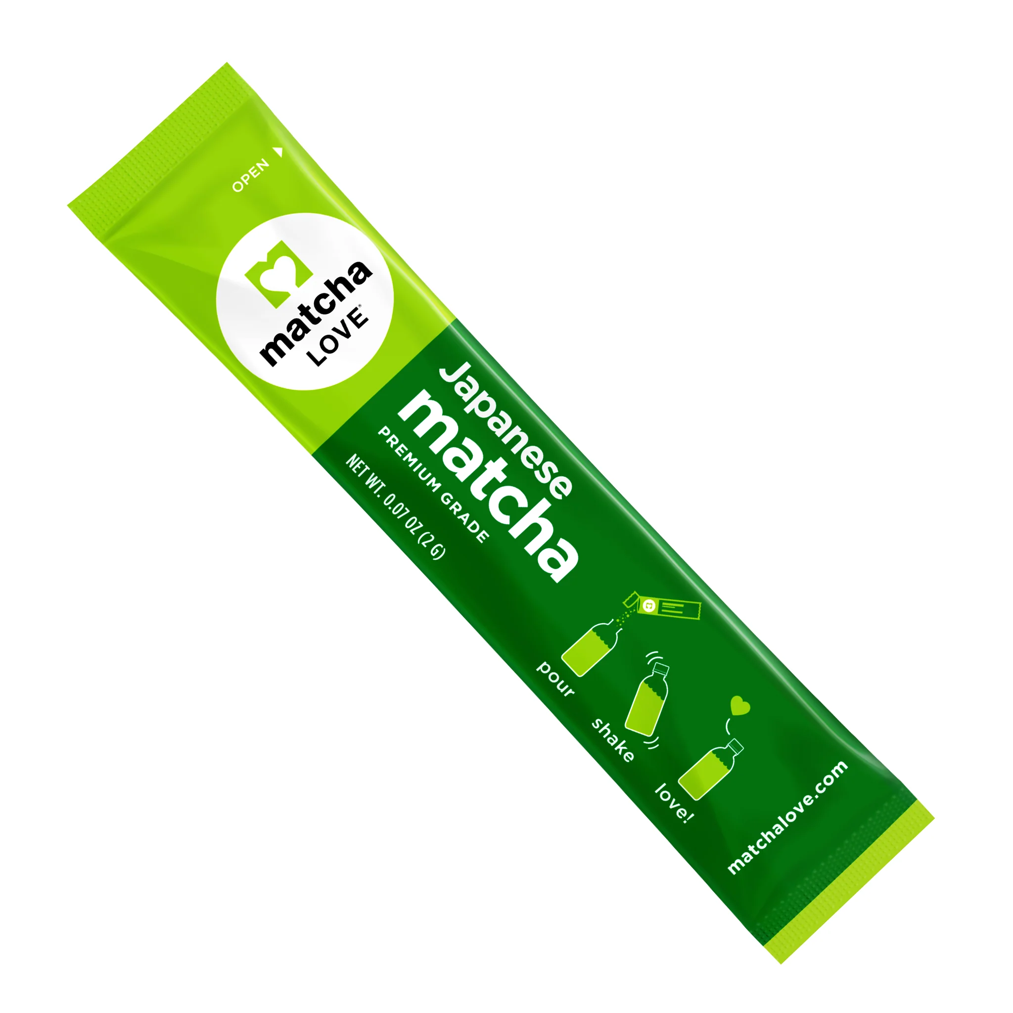 Single-Serve Unsweetened Matcha Powder Sticks (6 x 15 sticks) - Image 2