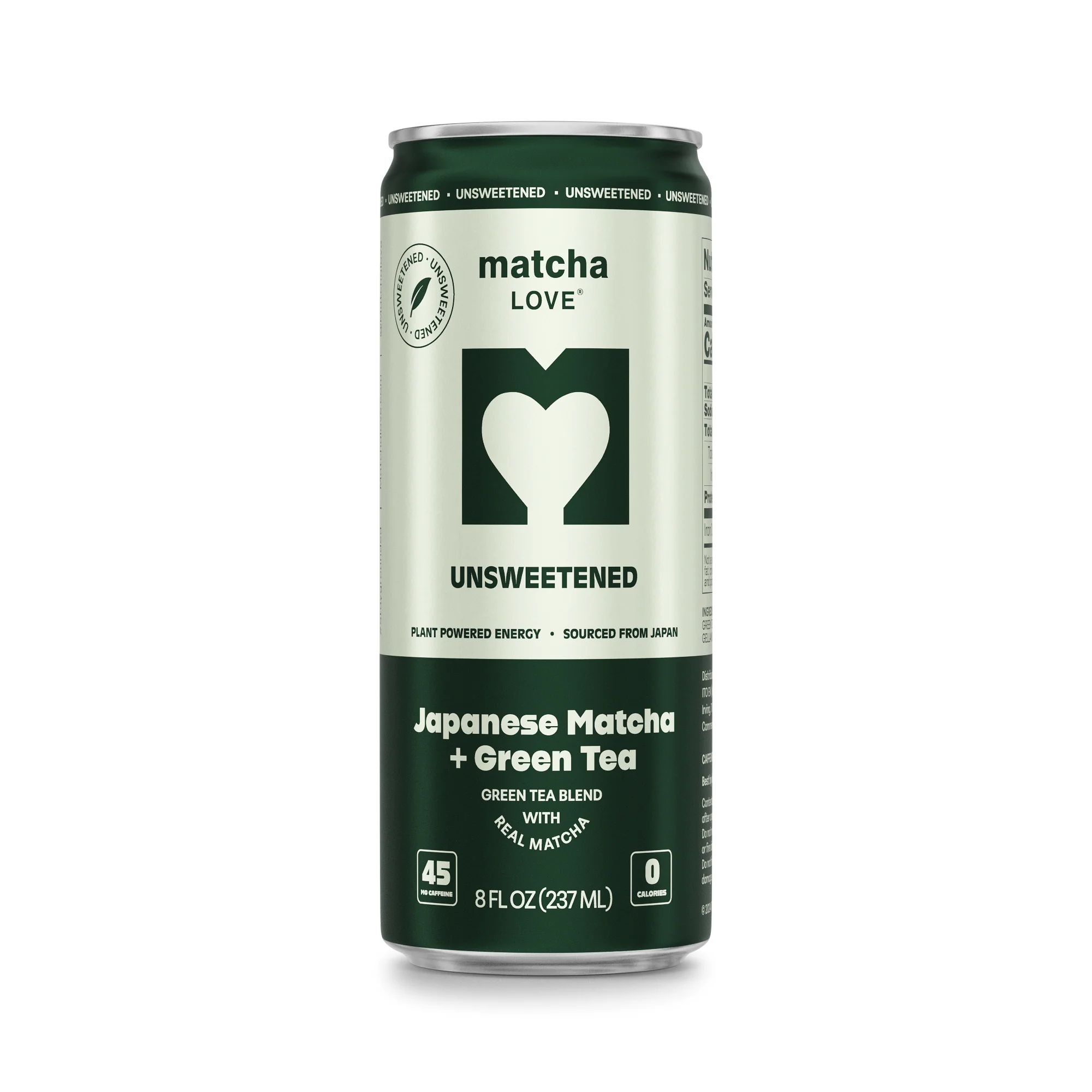 Unsweetened Matcha + Green Tea